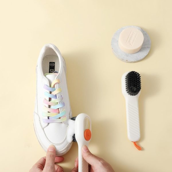 Hygienzz Multifunctional Soft Bristles Soap Dispensing Shoe Scrub Brush with Liquid Dispenser (Pack 1) - Image 5