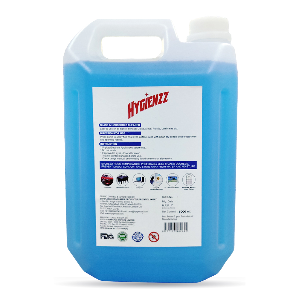 Hygienzz Glass & Multi-Surface Cleaner Liquid 5 Litre - Image 2
