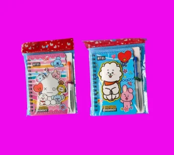 AMANVANI 2 piece A6 Diary ruled 30 Pages  (Multicolor, Pack of 2)