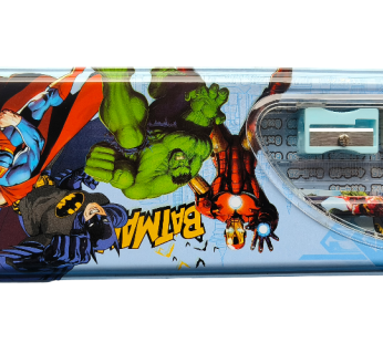 PW PENCILWALA Hero Pencil Box for Kids, Pencil Box for Girls, Pencil case Holder for Kids Geometry Box  (Blue)