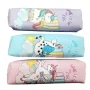 Unicorn Theme Canvas Pouch for School for Boys and Girls, Kids Travelling Bag Purse Kanjak Birthday Gift Rakhi Presents Pencil Cases for School College (Pack of 1)